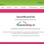Webshop keurmerk Hoezenshop.nl