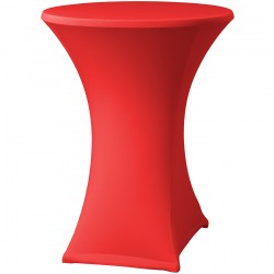Statafelhoes stretch voor statafel 80 tot 85 cm rood
